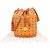 Sac à bandoulière type « bucket » MCM à cordon de serrage, motif Monogram Visetos