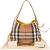Burberry Nova-Check Monogram Haymarket Hobo Shoulder Bag