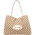 Gucci Monogram GG Canvas Horsebit Tote Shoulder Bag