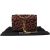 Saint Laurent Leopard Print Pompon Kate Crossbody Bag