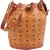MCM Monogram Visetos Drawstring Bucket Crossbody Bag