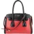 Prada Saffiano and Calf Leather Twin Pocket Handbag