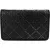 Chanel Patent Diamond Lattice Single Flap Wallet on Chain Crossbody Bag