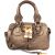 Mini sac à main Paddington en cuir métallisé de Chloé