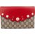 Gucci - GG Supreme Pearl Studded Wallet Clutch