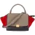 Céline Suede Leather Trapeze Handbag Tricolor