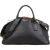 Miu Miu Black Madras Leather Dome Satchel Handbag