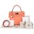 Hermès Taurillon Clemence Crevette Kelly 28 Retourne Handbag