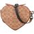 Coach Monogram Signature Canvas Heart Crossbody Bag