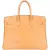 Hermès Fjord Leather Birkin 35 Handbag Beige Brown Palladium Hardware