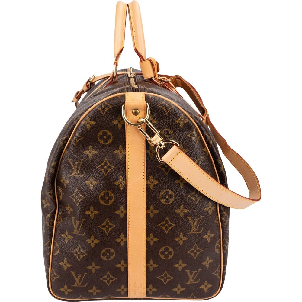 Louis Vuitton Louis Vuitton Monogram Canvas Keepall 55 Bandoulière ...