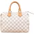 Louis Vuitton Monogram Damier Azur Canvas Speedy 25 Boston Bag