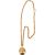 Chanel Golden CC Plate Necklace