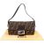 Fendi Monogram FF Zucca Baguette Shoulder Bag