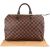 Louis Vuitton Monogram Damier Ebene Speedy 35 Boston Bag