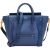 Céline Blue Grained Leather Luggage Nano Crossbody Bag