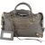 Balenciaga Grey Grained Leather City Handbag
