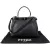 Fendi Black Leather Peekaboo Handbag
