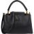 Louis Vuitton Noir Taurillon Leather Capucines MM Handbag