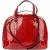 Gucci Red Microguccissima Patent Leather Dome Handbag