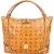 MCM Monogram Visetos Hobo Shopper Handbag