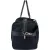 Prada Black Nylon Saffiano Leather Triangle Duffle Bag 55
