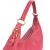 Prada Pink Leather Hobo Shoulder Bag