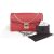 MCM Visetos Monogram Embossed Leather Millie Flap Crossbody Bag