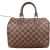 Louis Vuitton Monogram Damier Ebene Speedy 25 Boston Bag