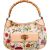 Gucci Leather and Canvas Flora Bamboo Handbag