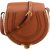 Chloé Grained Calfskin Raffia Marcie Saddle Crossbody Bag