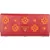 Prada Saffiano Leather Floral Applique Continental Wallet