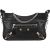 Balenciaga Black Leather City Mini Pochette Crossbody Bag