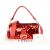 Fendi Red Sequin Limited Sex And The City Baguette Shoulder Bag