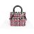 Sac à main Lady Dior en tweed multicolore de Dior