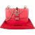 Valentino Garavani Pink Leather Rockstud Glam Lock Crossbody Bag