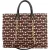 Miu Miu Jacquard Fabric Tote Handbag