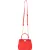 Fendi Red Suede Peekaboo Handbag