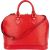 Sac à main Alma PM Louis Vuitton en cuir Epi rouge