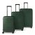 OSLO Kofferset S/M/L - off white - dark green