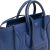 Céline Blue Grained Leather Luggage Nano Crossbody Bag
