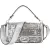 Fendi FF Sequin Embroidered Monogram Baguette Shoulder Handbag