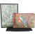 GUCCI Monogram GG Supreme Floral Bird Tian Clutch