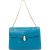 Bvlgari Blue Leather Serpenti Forever Shoulder Bag