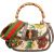Gucci Floral Jacquard Bamboo 1947 Top Handle Crossbody Bag