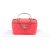 Chanel Quilted Lambskin Crystal Emblem CC Vanity Case 