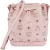 MCM Pink Monogram Visetos Mini Drawstring Crossbody Bag