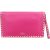 Valentino Garavani Pink Leather Rockstud Clutch