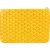 Goyard Yellow Goyardine Senat PM Dokumentenmappe