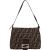 Fendi Monogram Zucca Canvas Mamma Baguette Shoulder Bag